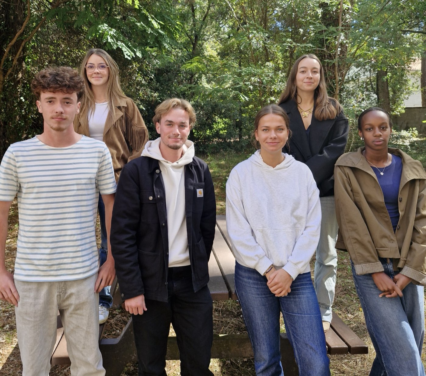 Les sept lycéens du jury lycéens 2026
